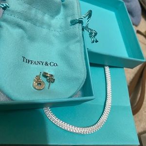 Sterling silver studd earing Tiffany & Co